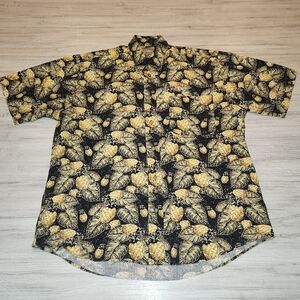 Natural Issue Short Sleeve Hawaiian Shirt Men's Size Medium C5